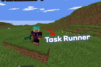 be your professional minecraft task runner and assistant