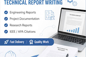 write technical reports and documentation