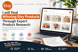 find winning etsy products through expert product research