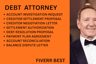 be your debt lawyer for debt negotiations, debt relief, and debt settlement