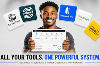 setup servicetitan jobber housecall pro fieldedge workiz hvac CRM dashboard