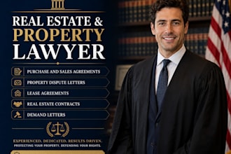 draft and review real estate contracts, notices, and property agreements