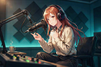 be your sensual sexy nsfw female voiceover, anime custom erotic audio voice