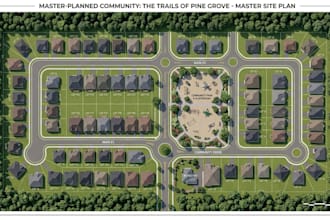 create 2d site plan property map plat map subdivision layout real estate