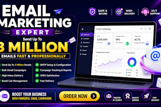 do bulk email blasts and email marketing campaign