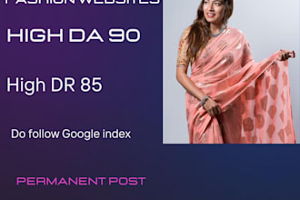 get high authority fashion backlinks for your website