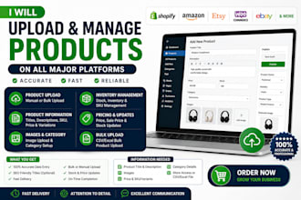 manage bulk product listings across ecommerce marketplaces