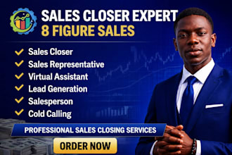 sales representative sales closer sales agent high ticket closer lead generation