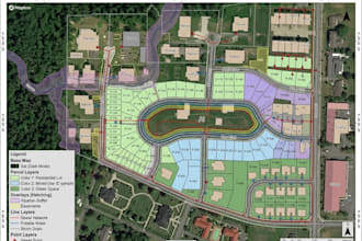 do gis map site plan property boundary real estate parcel mapping data