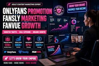 do onlyfans promotion, fansly marketing, fanvue growth, and adult web