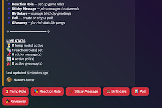 set up a any type of discord server from scratch