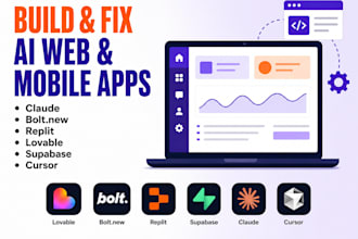 build, fix ai web apps with claude lovable and supabase integration expert