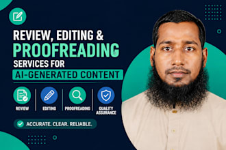 review, edit and improve ai generated content professionally