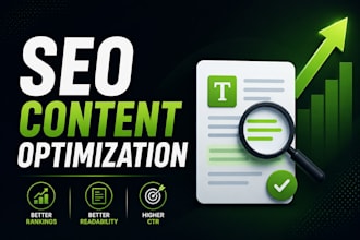 optimize SEO content for better rankings readability and CTR