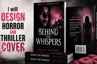 design a dark romance gothic, or horror book cover that hooks
