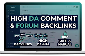 do high da comment and forum backlinks