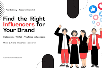 find micro and nano influencers for your niche