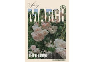 design aesthetic posters and editorial graphics for you