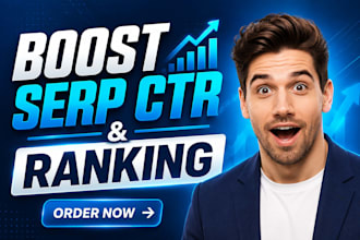 increase organic google ranking traffic optimization website serp CTR