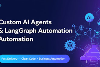 build ai agents and lang graph automation workflows