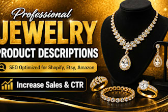 write jewelry product descriptions for ecommerce