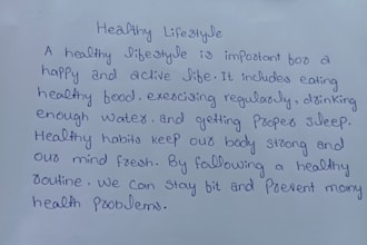 do neat, clear, and beautiful handwriting