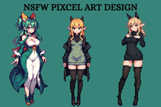 nsfw pixel art, pixel art animation, 2d sprite sheet, pixel background