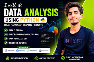 python data analysis, dashboard and data visualization
