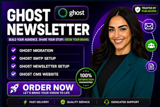 setup ghost cms ghost newsletter ghost wabsite self hosted ghost developer