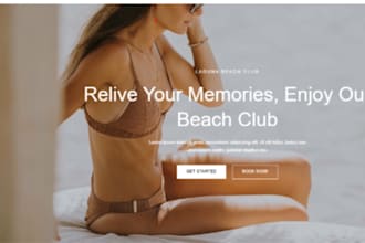 setup shopify beach gear website beach relaxation pool slide refreshment website