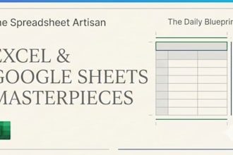 build advanced excel and google sheets tracking systems