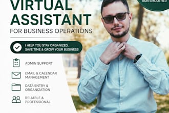 be your  virtual assistant for business operations