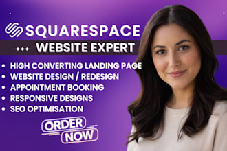 create squarespace website design, squarespace redesign and build squarespace