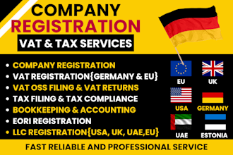 do company registration and formation vat registration llc germany vat