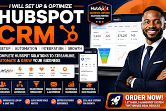 be your hubspot CRM setup and workflow automation expert