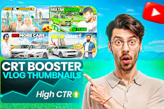 create eye catching vlogging youtube thumbnail