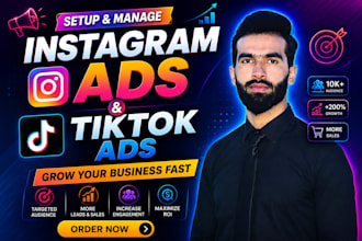 run instagram and tiktok ads to generate leads and sales