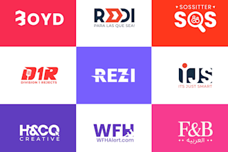 design wordmark, lettermark, typography, font logo for you