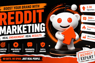 manage reddit seo post to promote ecommerce business product ai app website link