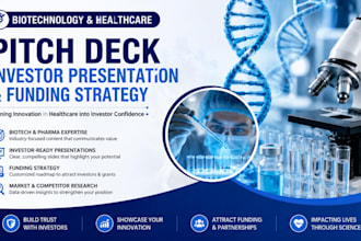 create a winning biotech and healthcare investor pitch deck