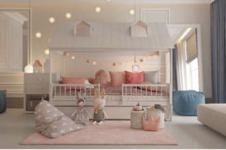 design modern, cozy and functional interior spaces for kids, teens, nursery and
