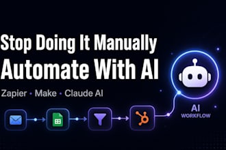 build zapier and make automation workflows with ai
