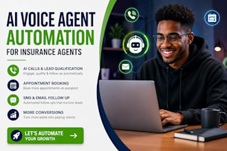 ai voice agent and appointment setting for insurance leads CRM workflows setup