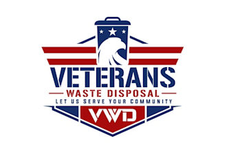 design gorgeous veterans waste disposal logo