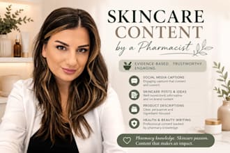 create professional skincare and beauty content for your brand