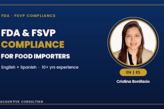 build your fda fsvp foreign supplier verification program in spanish espanol