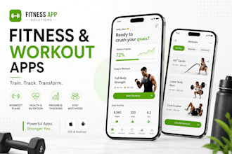 fitness app, gym workout app, health and fitness mobile app