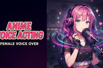 do anime girl voice female voice over and mommy asmr character voice acting sfw