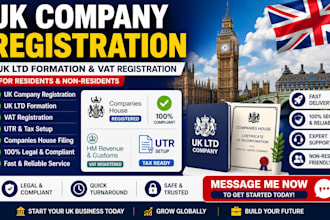 do UK company registration, UK ltd formation and vat registration
