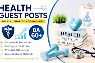 pubiish high da health guest post on fitness blog for health